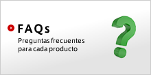 FAQs: Preguntas frecuentes para cada producto.