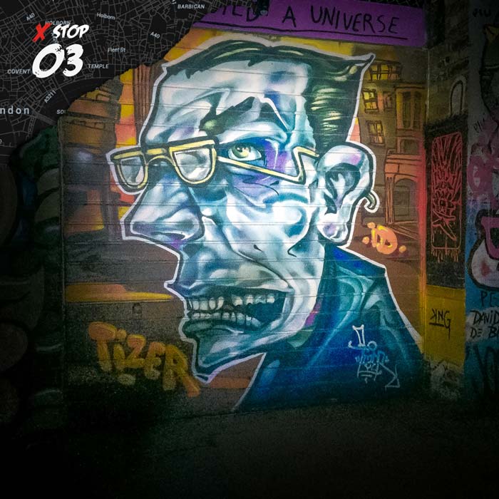 Tizer mural on Brick Lane
